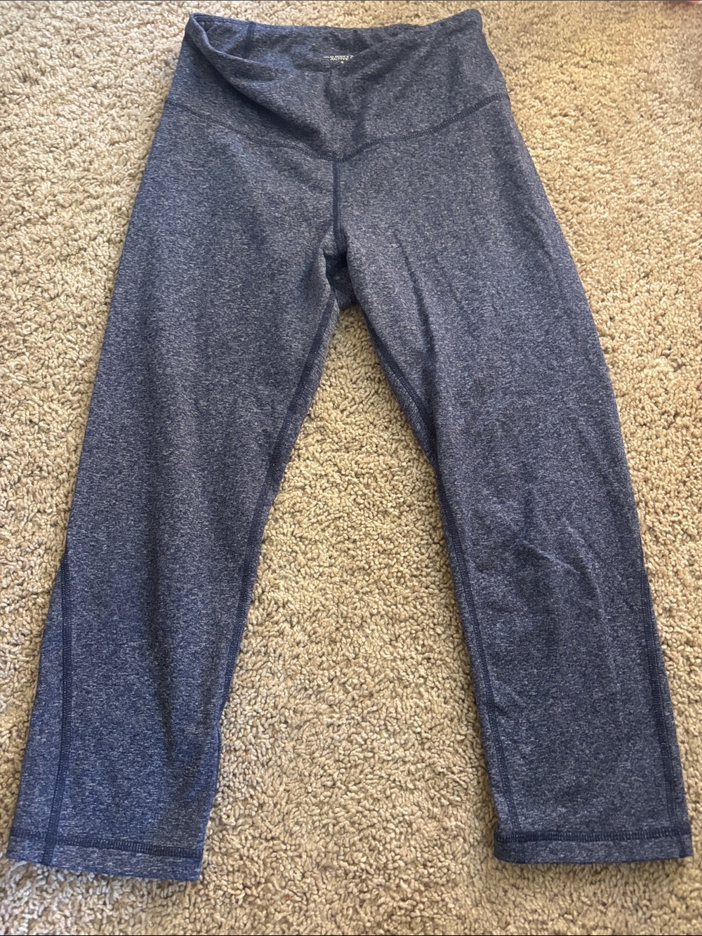Old Navy Blue Heathered Active Leggings